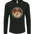 Funny Dog Hair Mens Long Sleeve T-Shirt Black