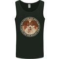 Funny Dog Hair Mens Vest Tank Top Black
