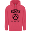 Funny Dog Service Human Do Not Pet Childrens Kids Hoodie Heliconia