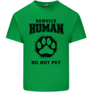 Funny Dog Service Human Do Not Pet Kids T-Shirt Childrens Irish Green
