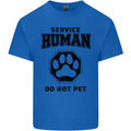 Funny Dog Service Human Do Not Pet Kids T-Shirt Childrens Royal Blue