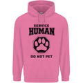 Funny Dog Service Human Do Not Pet Mens 80% Cotton Hoodie Azelea