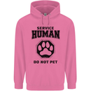Funny Dog Service Human Do Not Pet Mens 80% Cotton Hoodie Azelea