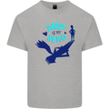 Funny Fathers Day Daddy is My Superhero Kids T-Shirt Childrens Sports Grey
