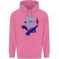 Funny Fathers Day Daddy is My Superhero Mens 80% Cotton Hoodie Azelea