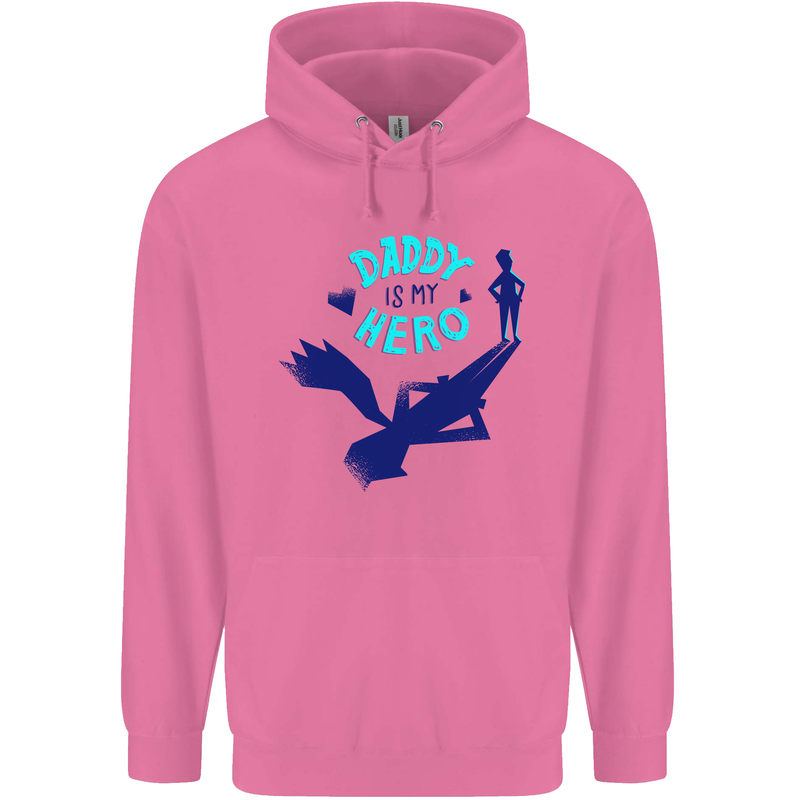 Funny Fathers Day Daddy is My Superhero Mens 80% Cotton Hoodie Azelea