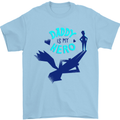 Funny Fathers Day Daddy is My Superhero Mens T-Shirt 100% Cotton Light Blue