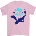 Funny Fathers Day Daddy is My Superhero Mens T-Shirt 100% Cotton Light Pink