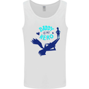 Funny Fathers Day Daddy is My Superhero Mens Vest Tank Top White