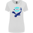 Funny Fathers Day Daddy is My Superhero Womens Wider Cut T-Shirt White