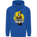 Funny Female Engineer Forget Princess Childrens Kids Hoodie Royal Blue