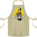 Funny Female Engineer Forget Princess Cotton Apron 100% Organic Khaki