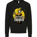 Funny Female Engineer Forget Princess Kids Sweatshirt Jumper Black