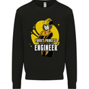 Funny Female Engineer Forget Princess Kids Sweatshirt Jumper Black
