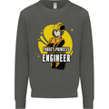 Funny Female Engineer Forget Princess Kids Sweatshirt Jumper Storm Grey