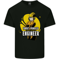 Funny Female Engineer Forget Princess Kids T-Shirt Childrens Black