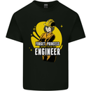 Funny Female Engineer Forget Princess Kids T-Shirt Childrens Black