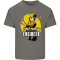 Funny Female Engineer Forget Princess Kids T-Shirt Childrens Charcoal