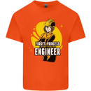 Funny Female Engineer Forget Princess Kids T-Shirt Childrens Orange