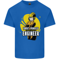 Funny Female Engineer Forget Princess Kids T-Shirt Childrens Royal Blue