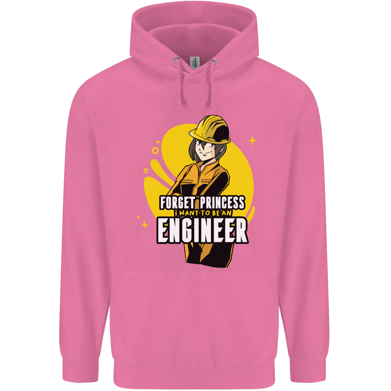 Funny Female Engineer Forget Princess Mens 80% Cotton Hoodie Azelea