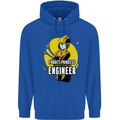 Funny Female Engineer Forget Princess Mens 80% Cotton Hoodie Royal Blue