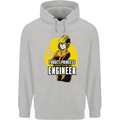 Funny Female Engineer Forget Princess Mens 80% Cotton Hoodie Sports Grey