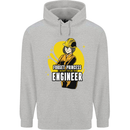 Funny Female Engineer Forget Princess Mens 80% Cotton Hoodie Sports Grey