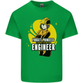 Funny Female Engineer Forget Princess Mens Cotton T-Shirt Tee Top Irish Green