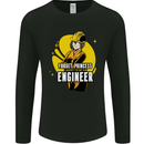 Funny Female Engineer Forget Princess Mens Long Sleeve T-Shirt Black
