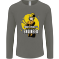 Funny Female Engineer Forget Princess Mens Long Sleeve T-Shirt Charcoal