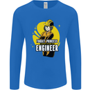 Funny Female Engineer Forget Princess Mens Long Sleeve T-Shirt Royal Blue