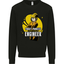 Funny Female Engineer Forget Princess Mens Sweatshirt Jumper Black