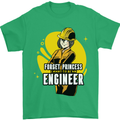 Funny Female Engineer Forget Princess Mens T-Shirt 100% Cotton Irish Green