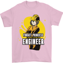 Funny Female Engineer Forget Princess Mens T-Shirt 100% Cotton Light Pink