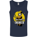 Funny Female Engineer Forget Princess Mens Vest Tank Top Navy Blue
