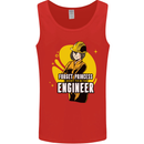 Funny Female Engineer Forget Princess Mens Vest Tank Top Red