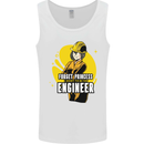 Funny Female Engineer Forget Princess Mens Vest Tank Top White
