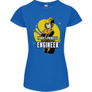 Funny Female Engineer Forget Princess Womens Petite Cut T-Shirt Royal Blue