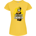 Funny Female Engineer Forget Princess Womens Petite Cut T-Shirt Yellow