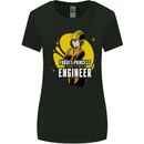 Funny Female Engineer Forget Princess Womens Wider Cut T-Shirt Black