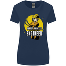 Funny Female Engineer Forget Princess Womens Wider Cut T-Shirt Navy Blue