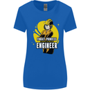 Funny Female Engineer Forget Princess Womens Wider Cut T-Shirt Royal Blue