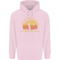 Funny Fishing Arm is In a Cast Fisherman Childrens Kids Hoodie Light Pink