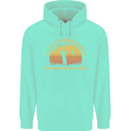 Funny Fishing Arm is In a Cast Fisherman Childrens Kids Hoodie Peppermint