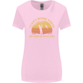 Funny Fishing Arm is In a Cast Fisherman Womens Wider Cut T-Shirt Light Pink