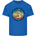 Funny Fishing Bet Your Bass Im Going Fisherman Kids T-Shirt Childrens Royal Blue