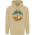 Funny Fishing Bet Your Bass Im Going Fisherman Mens 80% Cotton Hoodie Sand