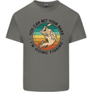 Funny Fishing Bet Your Bass Im Going Fisherman Mens Cotton T-Shirt Tee Top Charcoal