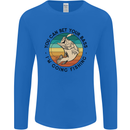 Funny Fishing Bet Your Bass Im Going Fisherman Mens Long Sleeve T-Shirt Royal Blue